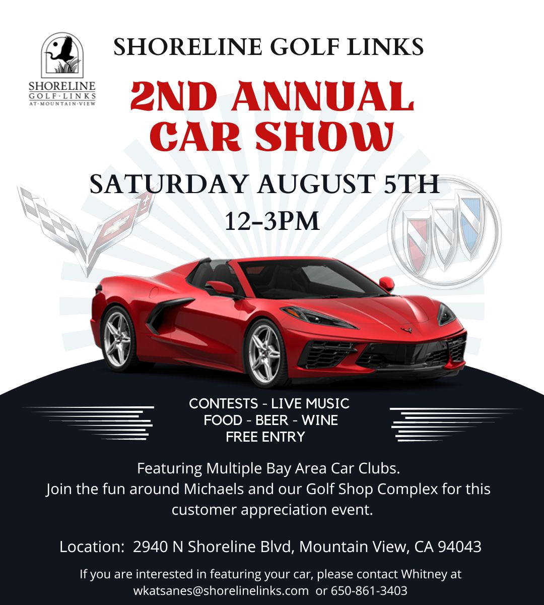 8.5 Shoreline Golf Links Car Show Flyer 1